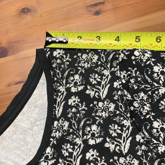 Carroll Reed 100% Cotton Medium Weight Tunic w 3/4 Sleeves Front Tie - Picture 6 of 8